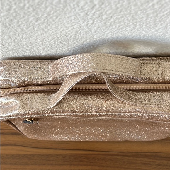 Tender Love + Carry Gold Cosmetic Bag with Shimmer Finish - Picture 7 of 7